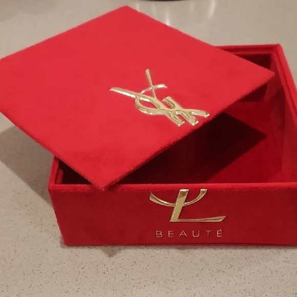 Yves Saint Laurent Red Box with Gold Accents - Picture 4 of 4